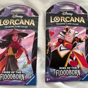 Qty. 5 Disney Lorcana *Rise of the Floodborn* Sleeved Packs